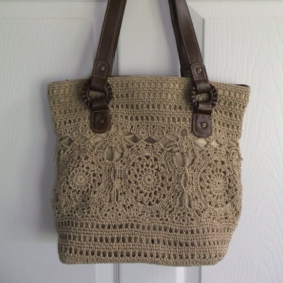 Lot of 3 different Crochet WOVEN Knit MACRAME Purse / Shoulder Bag ~ Summer Bags - Picture 2 of 16